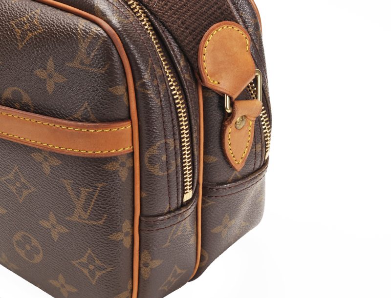 Louis Vuitton Reporter PM M45254 Monogram Canvas – Borsa a Tracolla Pre-Loved Certificata Entrupy Originale - immagine 7