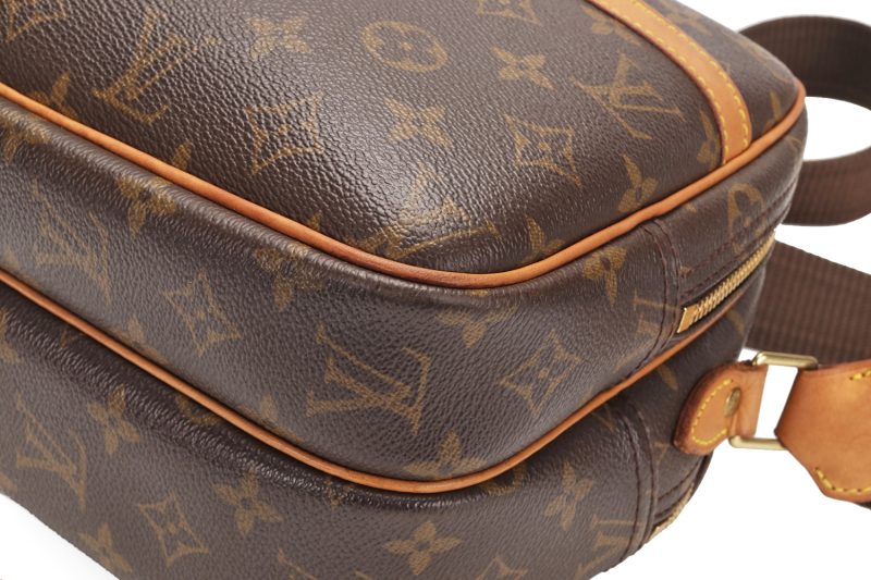Louis Vuitton Reporter PM M45254 Monogram Canvas – Borsa a Tracolla Pre-Loved Certificata Entrupy Originale - immagine 8