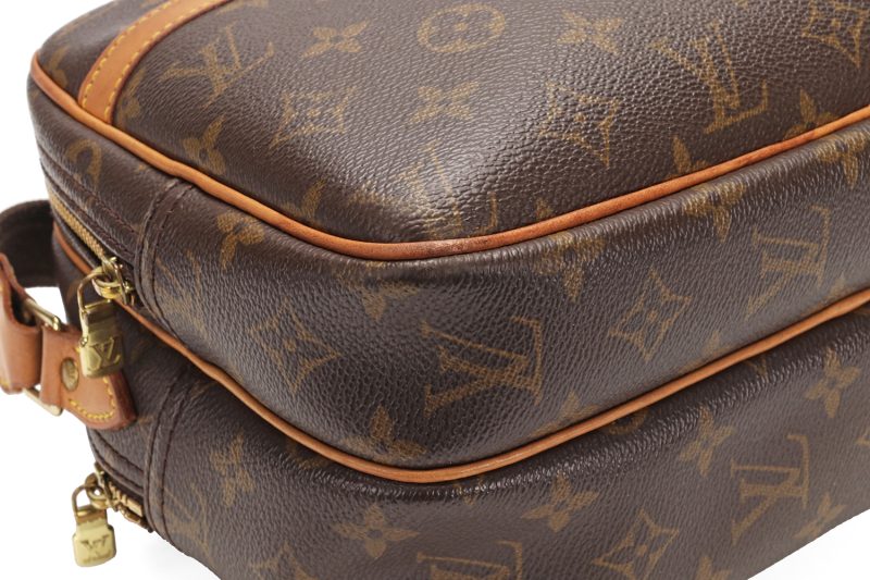 Louis Vuitton Reporter PM M45254 Monogram Canvas – Borsa a Tracolla Pre-Loved Certificata Entrupy Originale - immagine 9