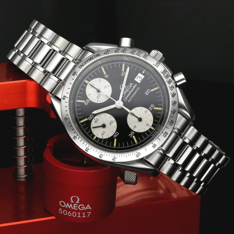 Omega Speedmaster Reduced Date 3511.50.00 “Reverse Panda” – c.1993 – 39mm Steel – Original Box & Accessories – Unpolished Condition - Image 2