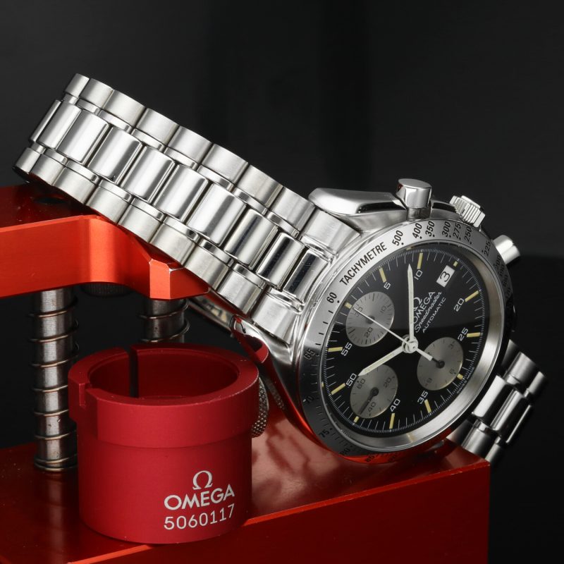 Omega Speedmaster Reduced Date 3511.50.00 “Reverse Panda” – c.1993 – 39mm Steel – Original Box & Accessories – Unpolished Condition - Image 5