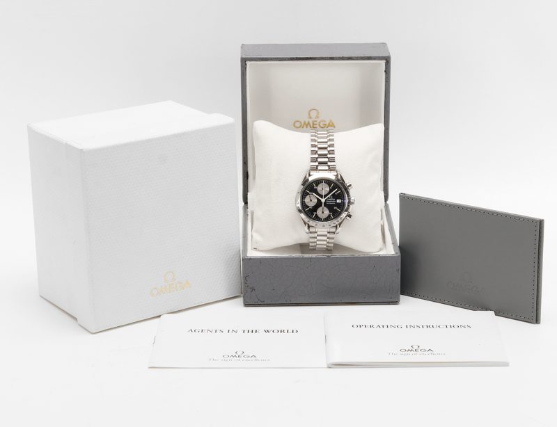 Omega Speedmaster Reduced Date 3511.50.00 “Reverse Panda” – c.1993 – 39mm Steel – Original Box & Accessories – Unpolished Condition - Image 16