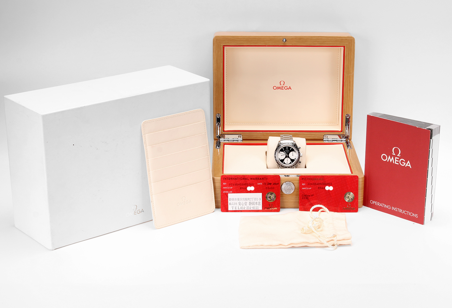 Omega Speedmaster Racing “Reverse Panda” 40mm – Ref. 326.30.40.50.01.002 – 2020 – Box & Papers - Image 16