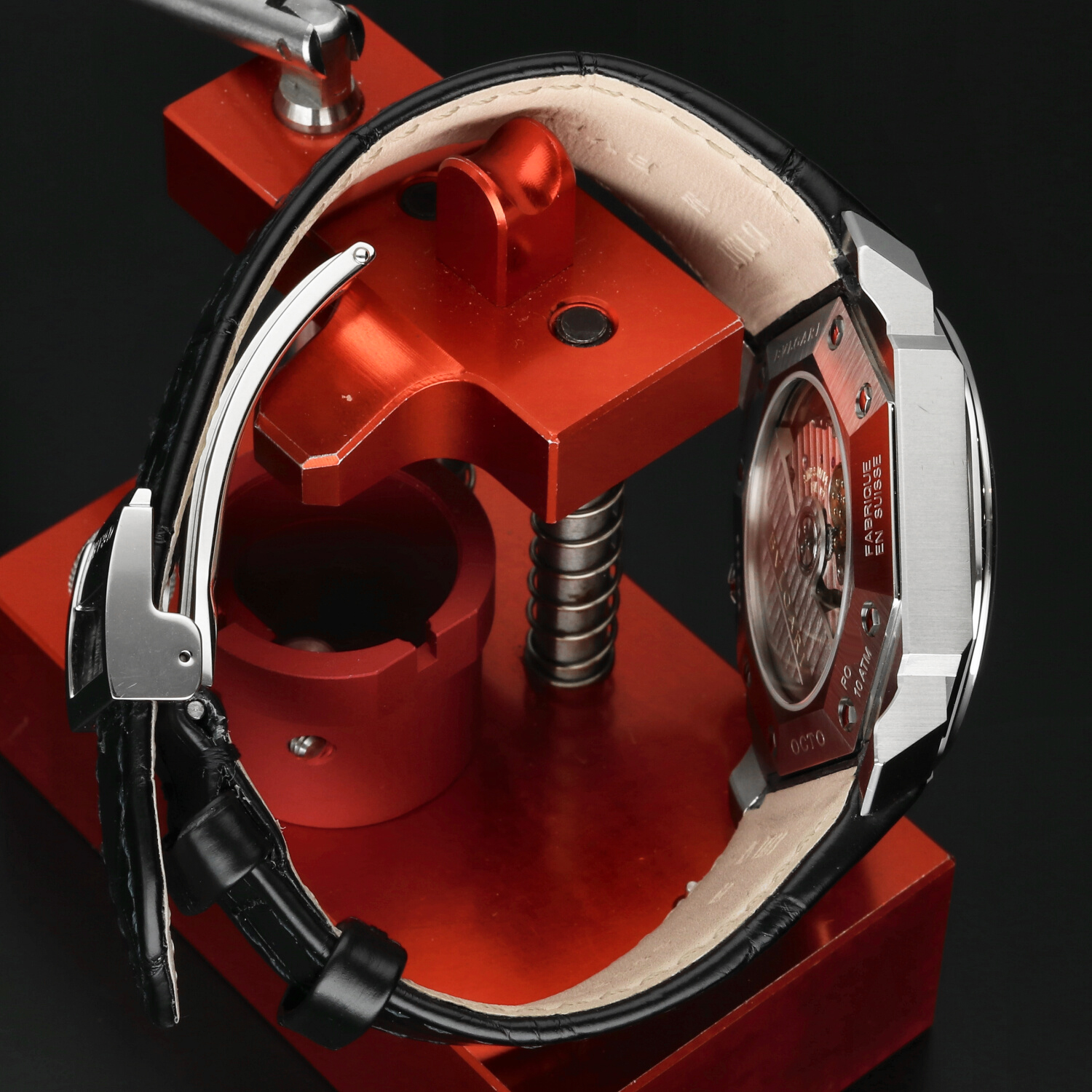 Bulgari Octo L’Originale ref. BGO38BSLD – Automatico 38mm Acciaio Quadrante Nero – Scatola & Garanzia 2025 – Mai Indossato - immagine 5