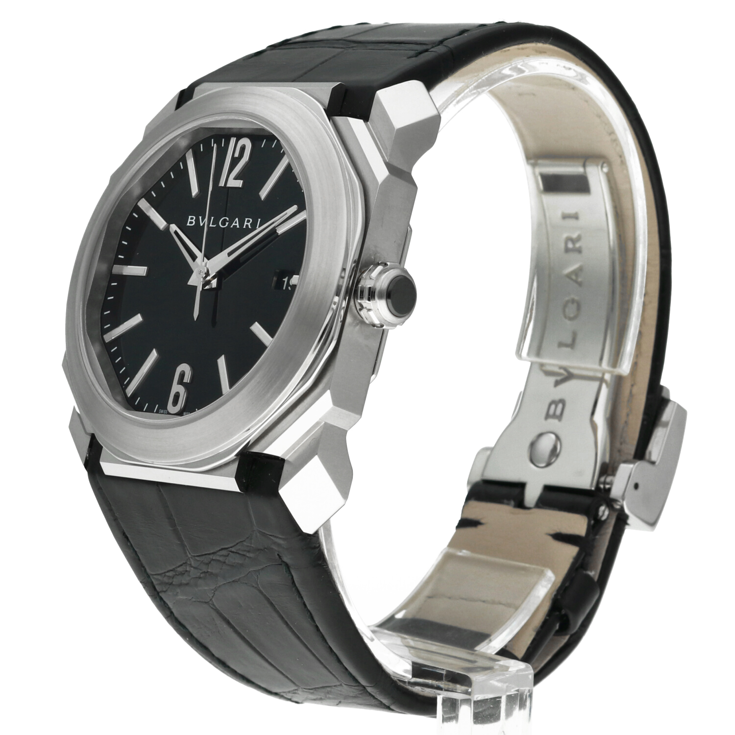 Bulgari Octo L’Originale ref. BGO38BSLD – Automatico 38mm Acciaio Quadrante Nero – Scatola & Garanzia 2025 – Mai Indossato - immagine 14