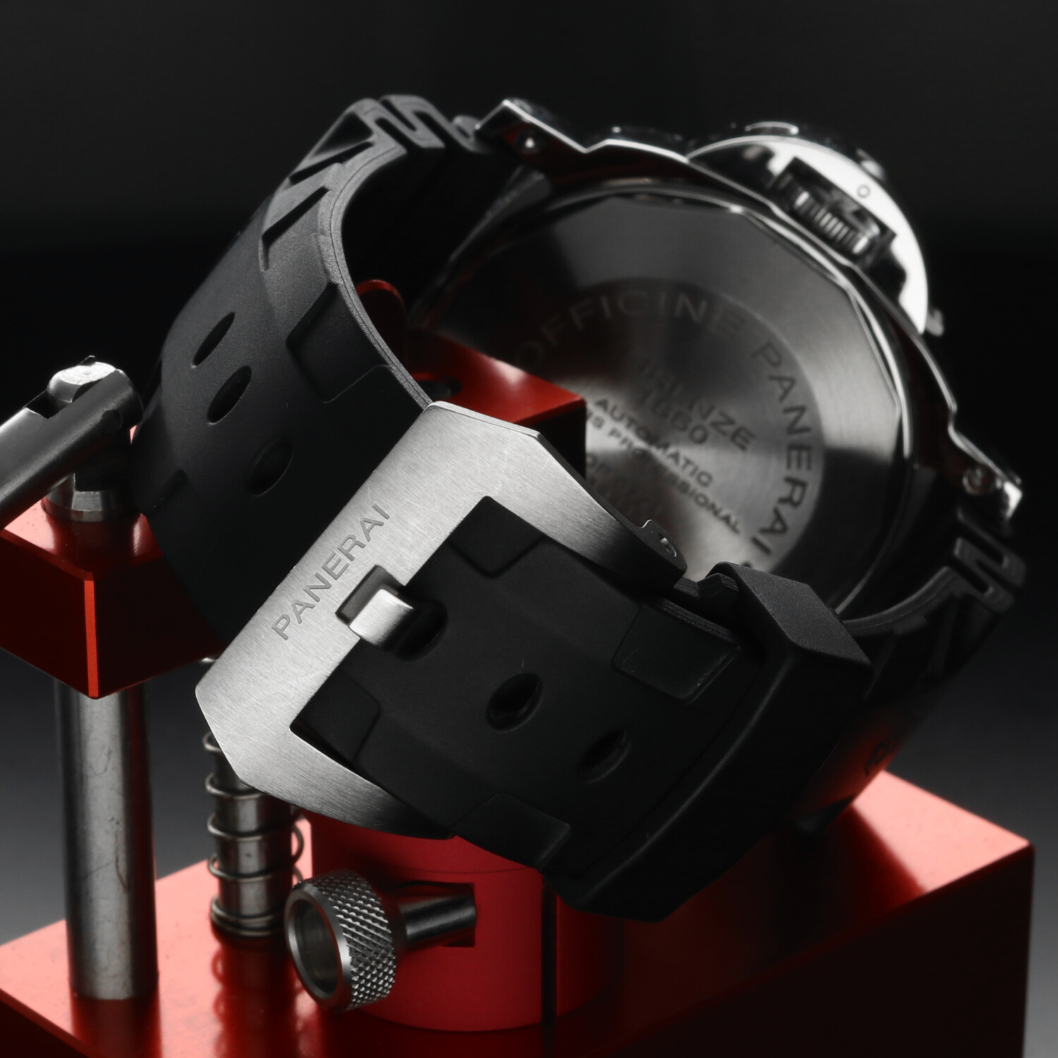 Panerai Luminor Submersible PAM00024 Automatico 44mm – 2010 – Full Set – Mai Lucidato – Con 3 Cinturini - immagine 7