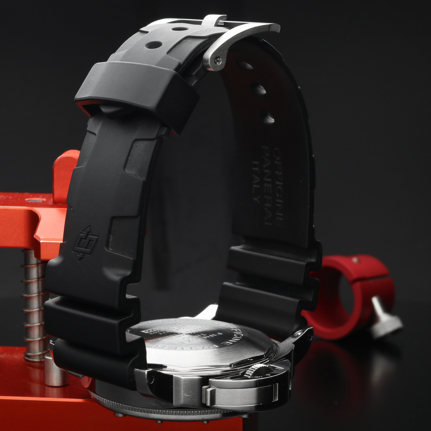 Panerai Luminor Submersible PAM00024 Automatico 44mm – 2010 – Full Set – Mai Lucidato – Con 3 Cinturini - immagine 9