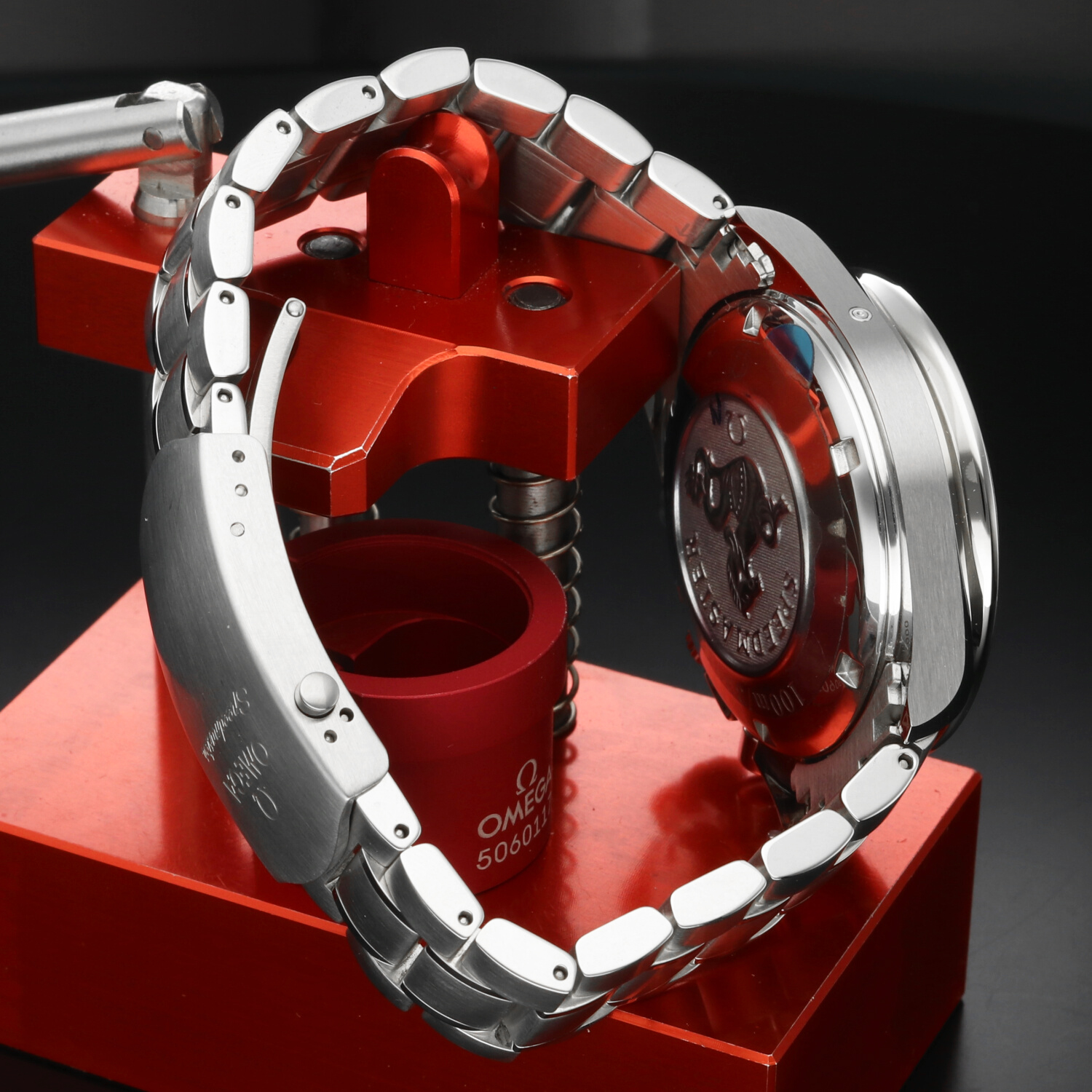 Mai Indossato Omega Speedmaster Day Date Triple Date 3220.50 – NOS - Full Set - 2017 -Scatola & Garanzia Originale - immagine 6