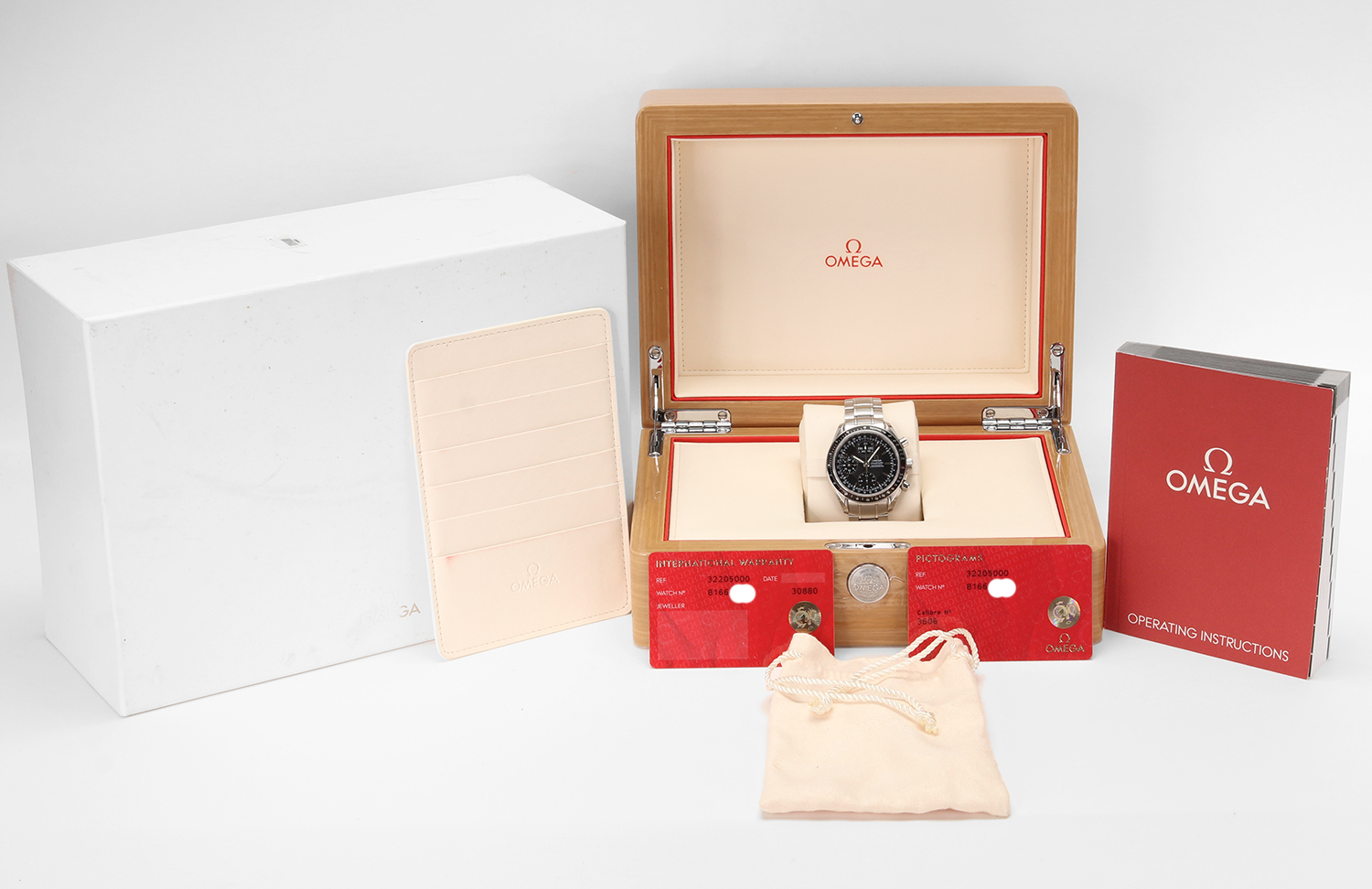 Mai Indossato Omega Speedmaster Day Date Triple Date 3220.50 – NOS - Full Set - 2017 -Scatola & Garanzia Originale - immagine 16