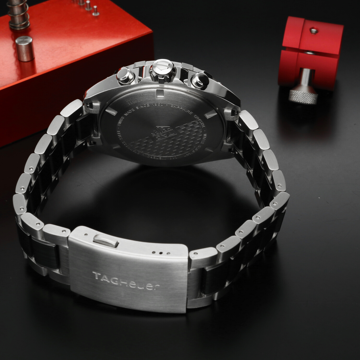 TAG Heuer Formula 1 CAZ1011.BA0843 – 43mm – Anthracite Sunray Dial – Ceramic Bezel – Steel/Ceramic Bracelet – Full Set 2024 - Image 10