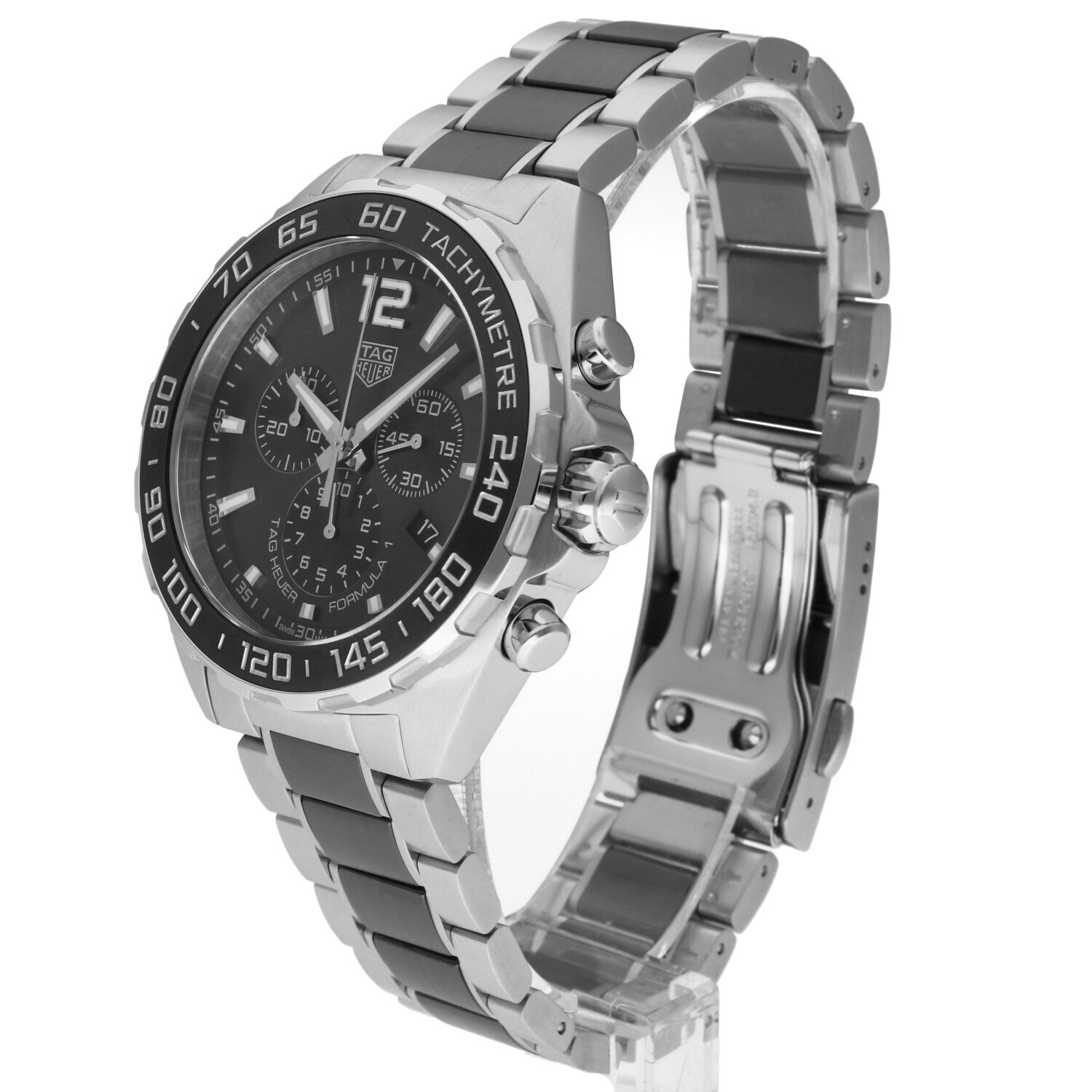 TAG Heuer Formula 1 CAZ1011.BA0843 – 43mm – Anthracite Sunray Dial – Ceramic Bezel – Steel/Ceramic Bracelet – Full Set 2024 - Image 14