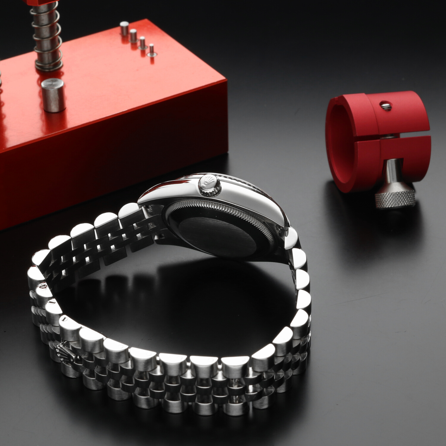 Rolex Datejust 31 Ref. 178274 Silver Diamond Dial Jubilee Steel White Gold c.2013 - Image 9