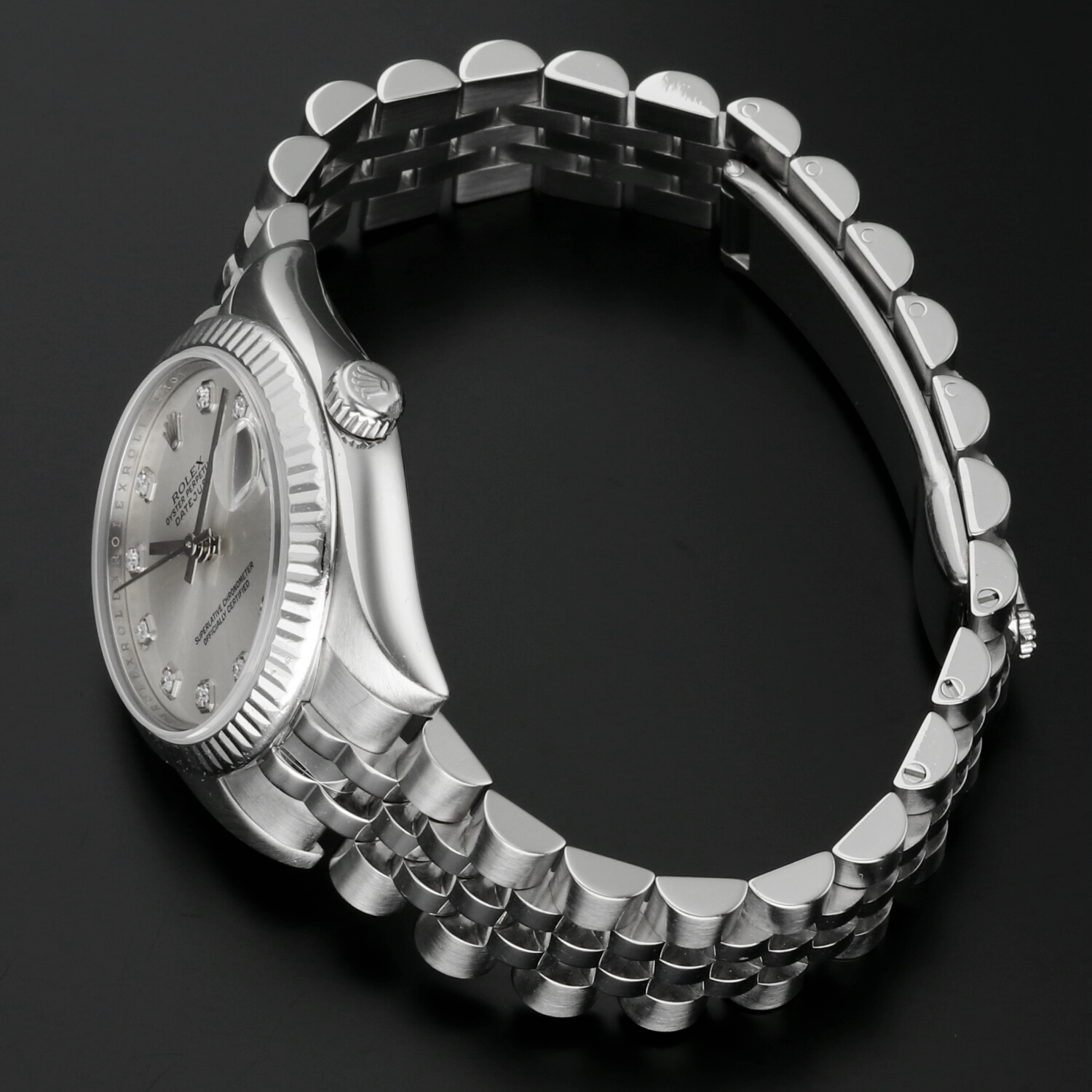 Rolex Datejust 31 Ref. 178274 Silver Diamond Dial Jubilee Steel White Gold c.2013 - Image 11