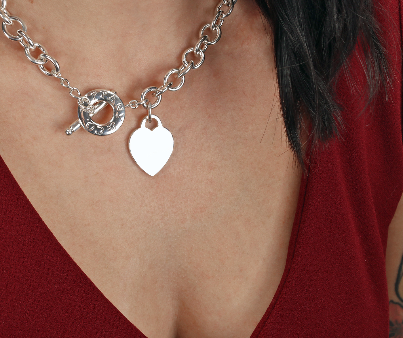 Tiffany Heart Tag Toggle Necklace Pre-Loved in Argento 925 – Collana Iconica con Cuore - immagine 3