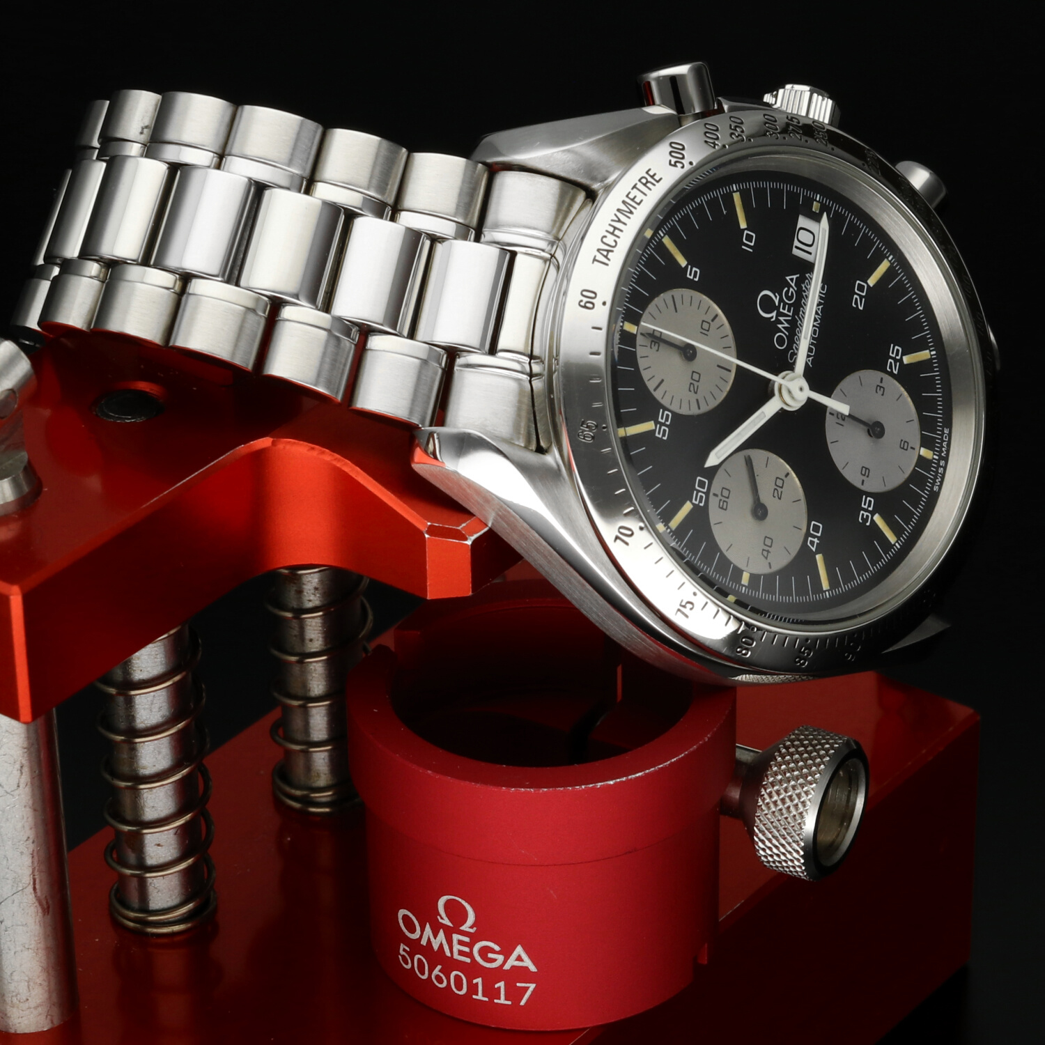 Omega Speedmaster Date 3511.50.00 Reverse Panda 39mm Cal. 1152 - Scatola & Garanzia - immagine 5