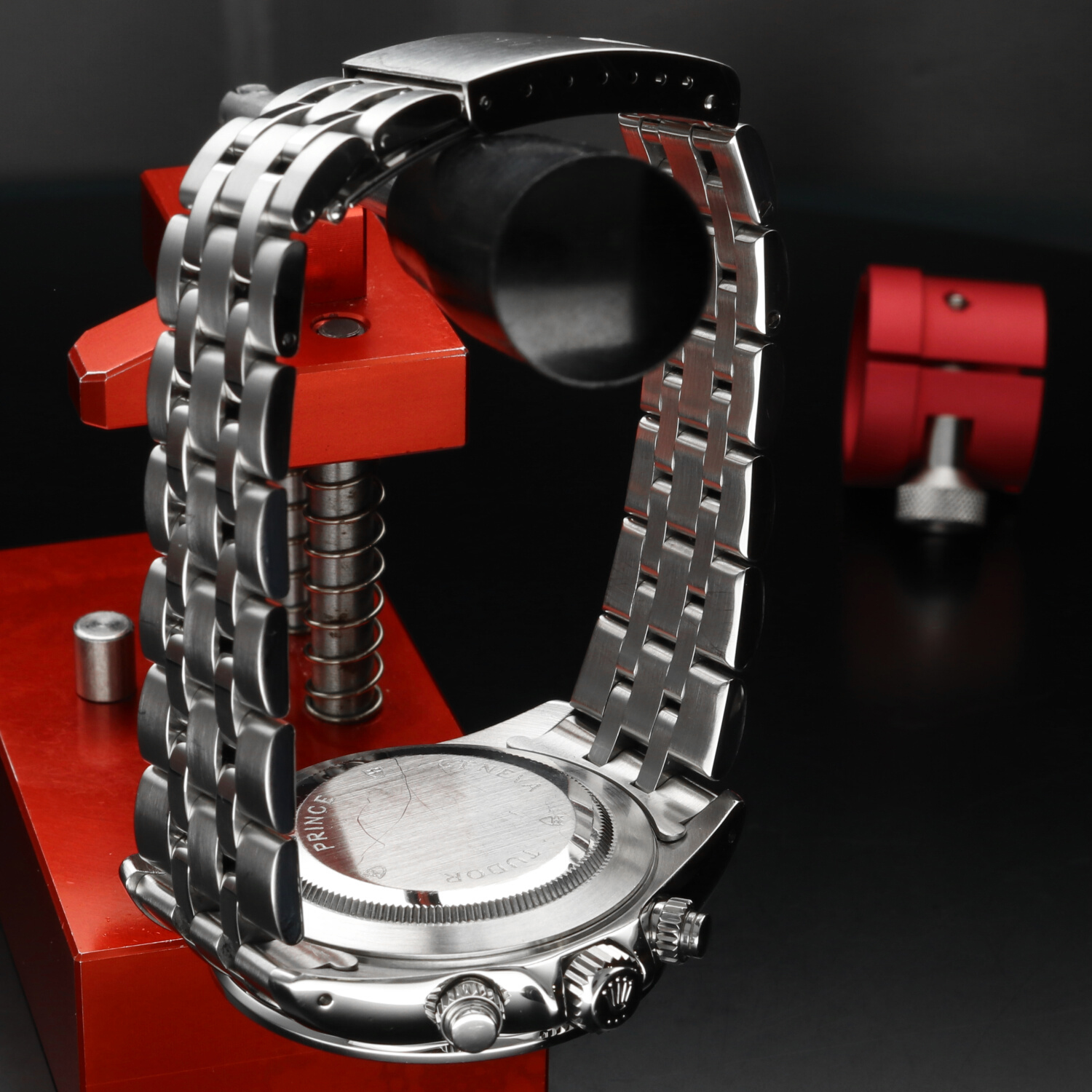 Tudor Prince Date Tiger 79280 Ghost Quadrante Argento Cronografo Automatico 40mm Anno 2000 Full Set - immagine 8