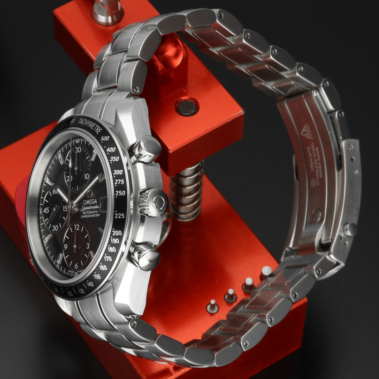 Omega Speedmaster Date 3210.50.00 Acciaio Automatico 40mm 2010 Full Set Revisionato Ufficiale Omega - immagine 4