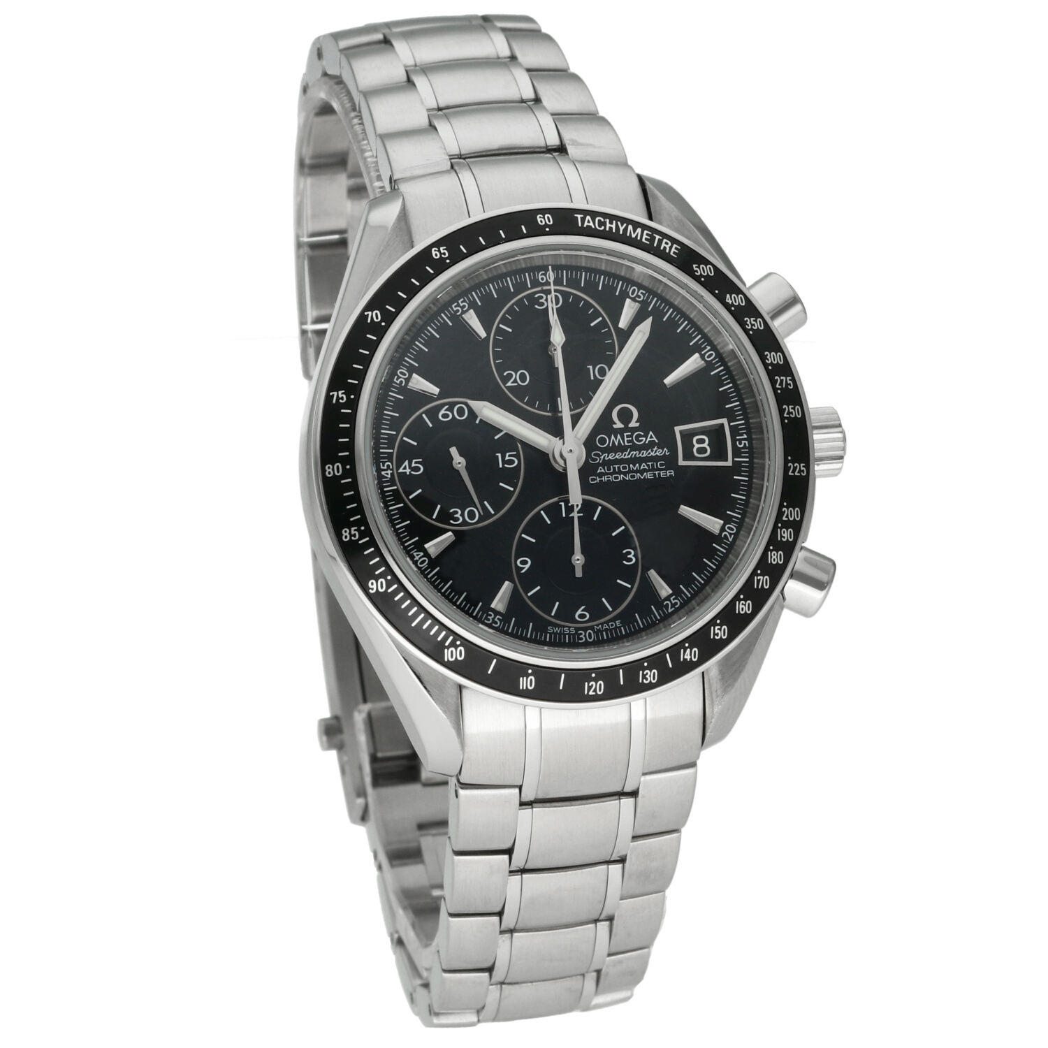 Omega Speedmaster Date 3210.50.00 Acciaio Automatico 40mm 2010 Full Set Revisionato Ufficiale Omega