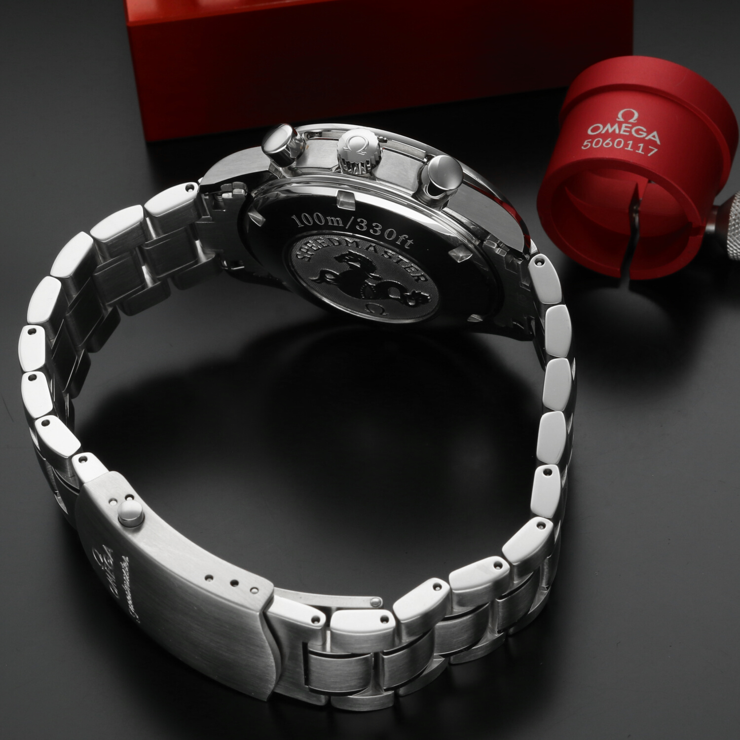 Omega Speedmaster Date 3210.50.00 Acciaio Automatico 40mm 2010 Full Set Revisionato Ufficiale Omega - immagine 11