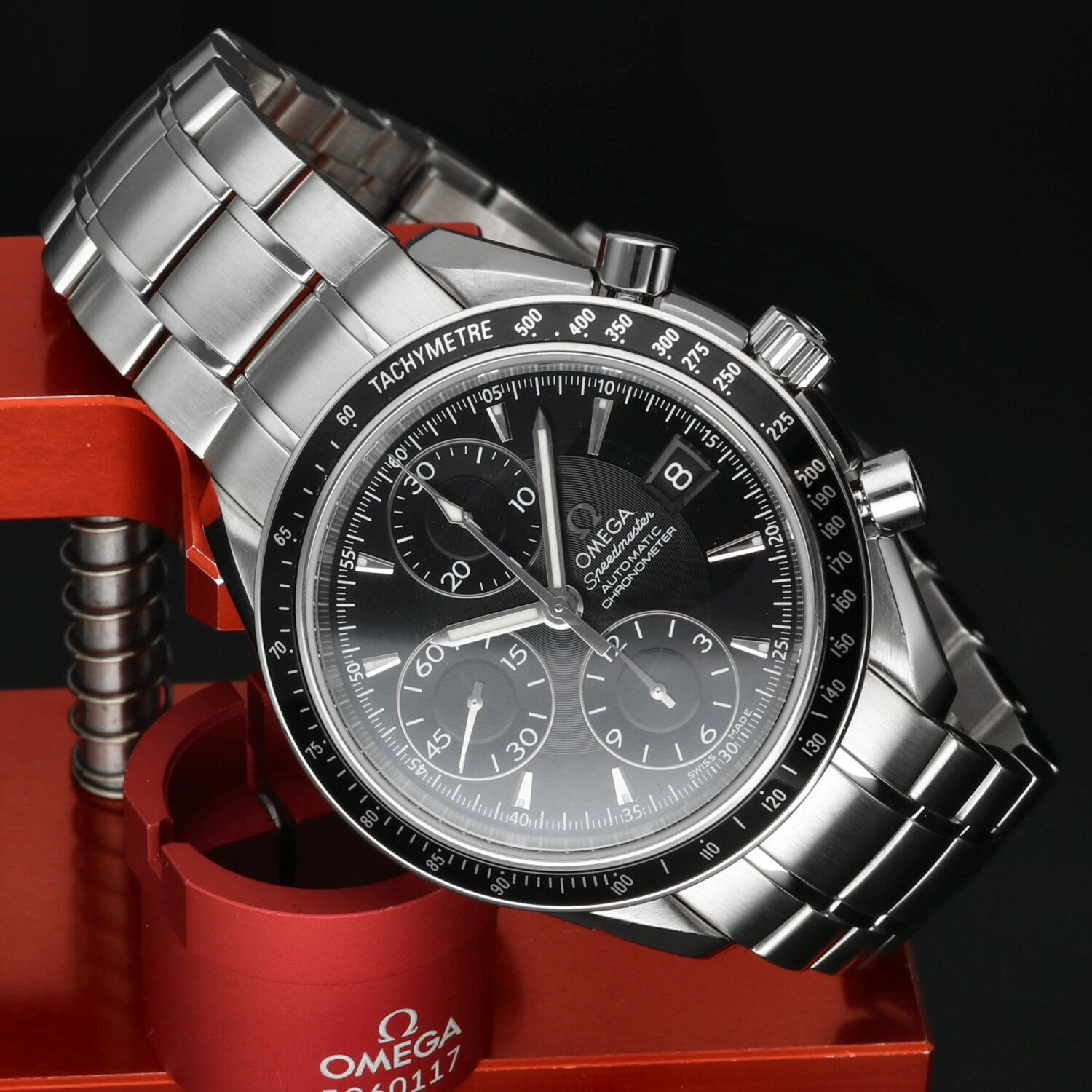 Omega Speedmaster Date 3210.50.00 Acciaio Automatico 40mm 2010 Full Set Revisionato Ufficiale Omega - immagine 6