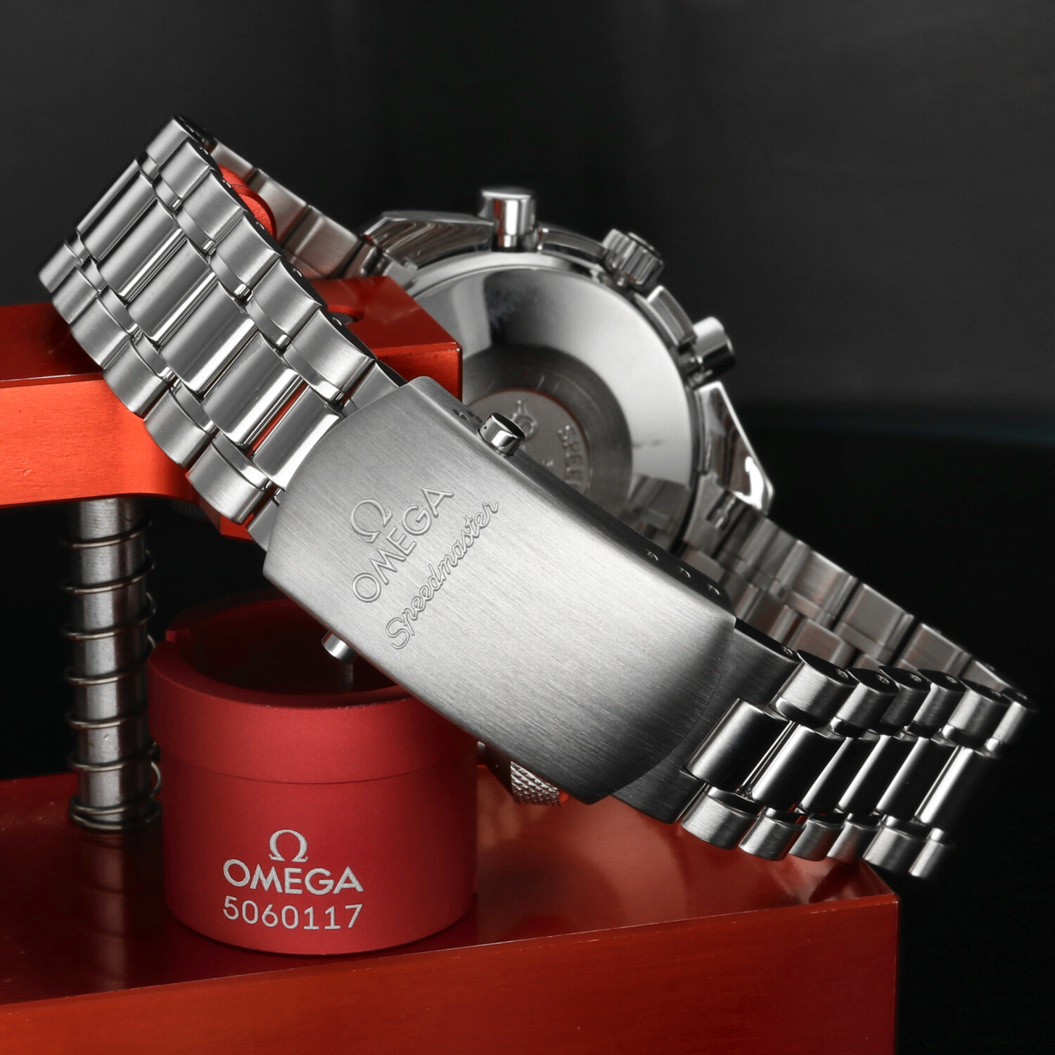 Omega Speedmaster Reduced Vetro Zaffiro ref. 3539.50.00 Full Set Revisionato Omega - immagine 7