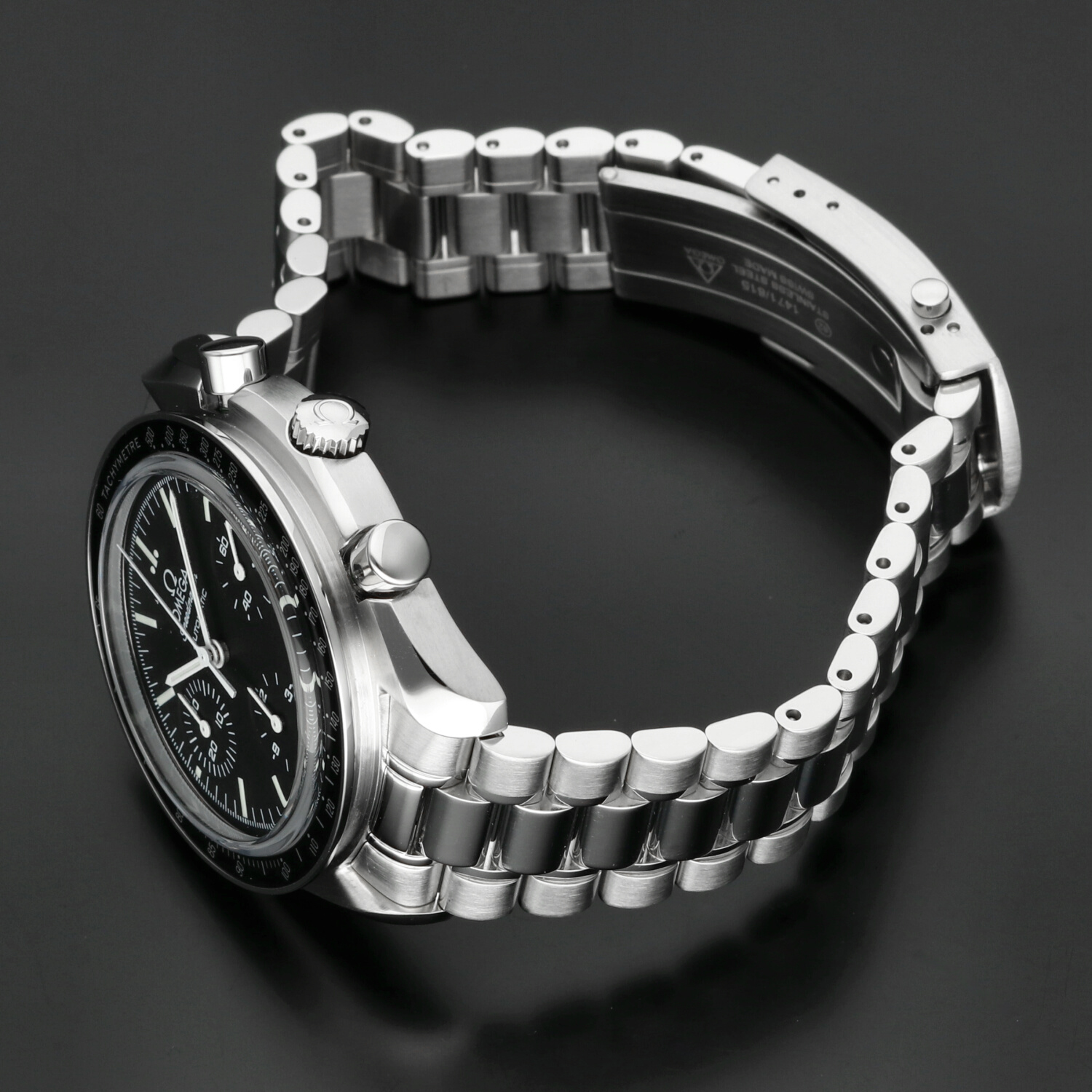 Omega Speedmaster Reduced Vetro Zaffiro ref. 3539.50.00 Full Set Revisionato Omega - immagine 12