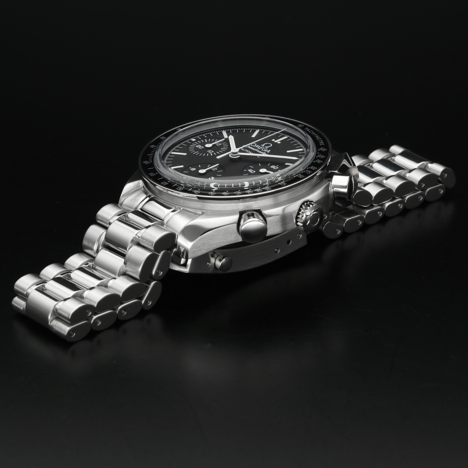 Omega Speedmaster Reduced Vetro Zaffiro ref. 3539.50.00 Full Set Revisionato Omega - immagine 11