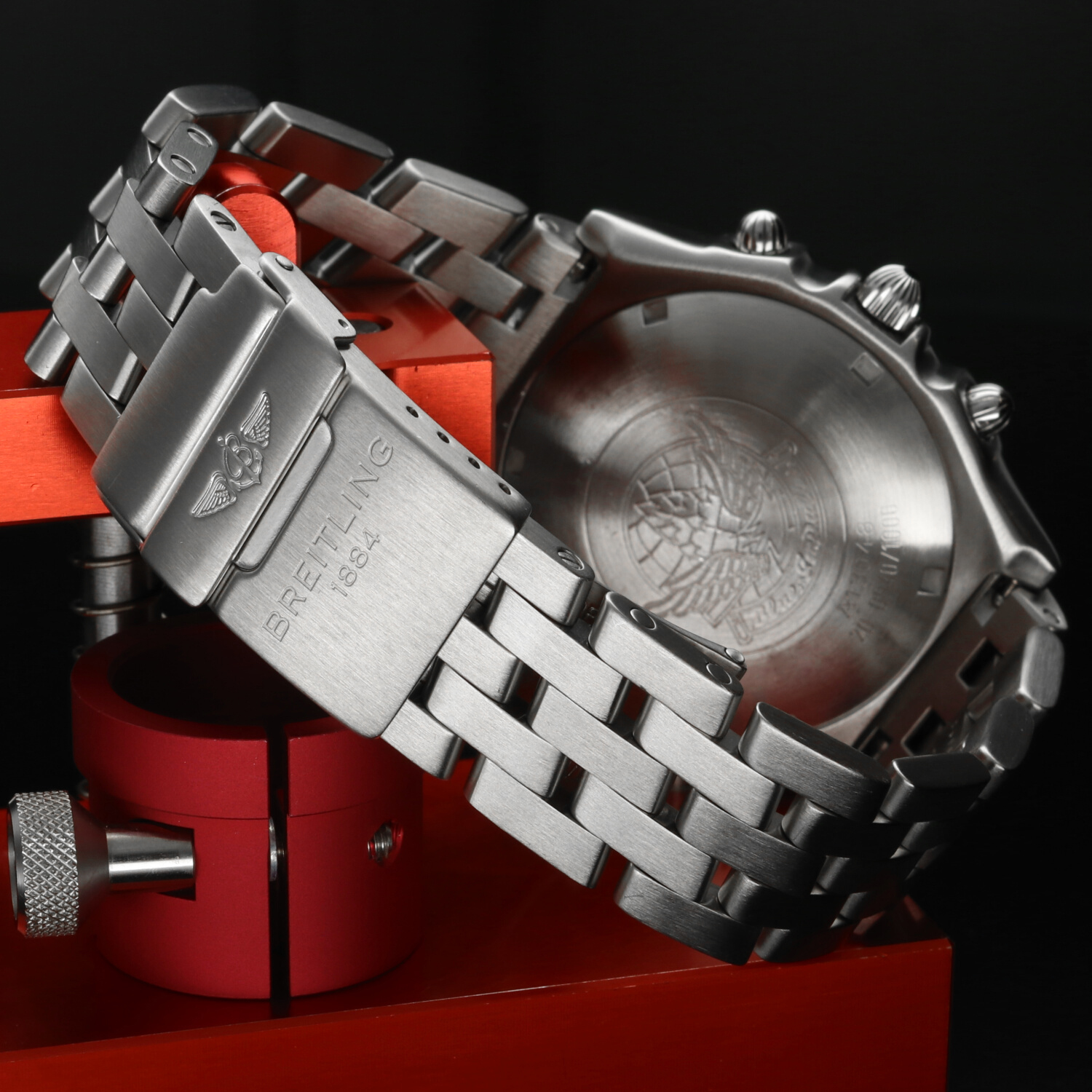 Breitling Chronomat Blue Impulse A13048 Edizione Limitata 1000 Esemplari Cronografo Automatico 39mm Acciaio Satinato Anni ’90 - immagine 7