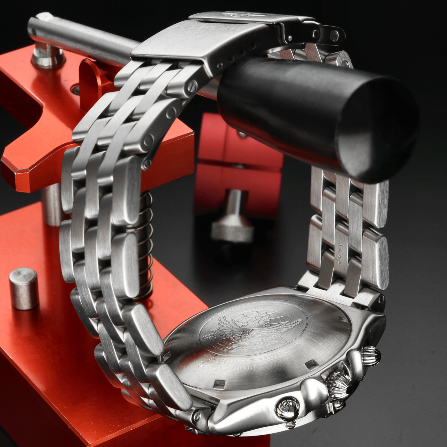 Breitling Chronomat Blue Impulse A13048 Edizione Limitata 1000 Esemplari Cronografo Automatico 39mm Acciaio Satinato Anni ’90 - immagine 9