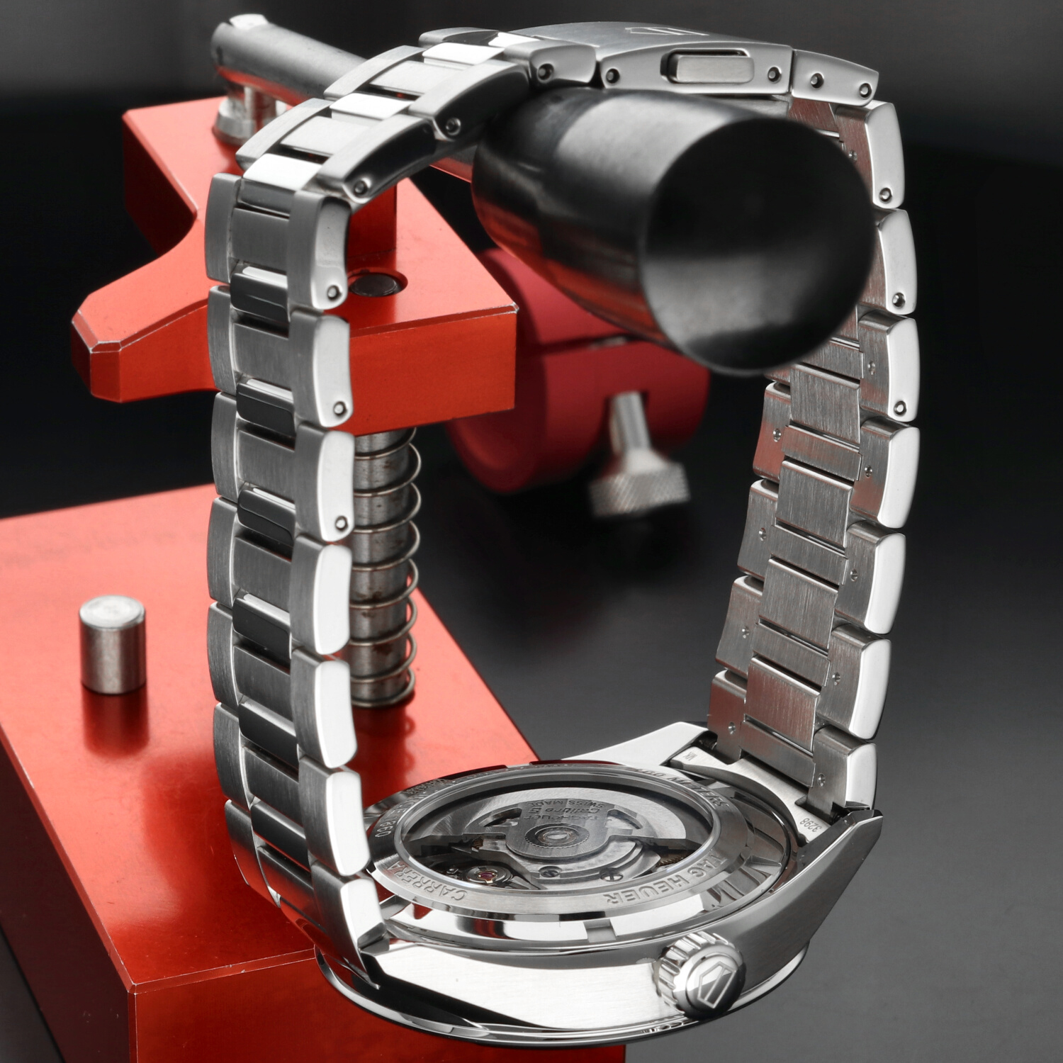 TAG Heuer Carrera Calibre 5 39mm WBN2112.BA0639 Quadrante Blu Automatico Full Set - immagine 9