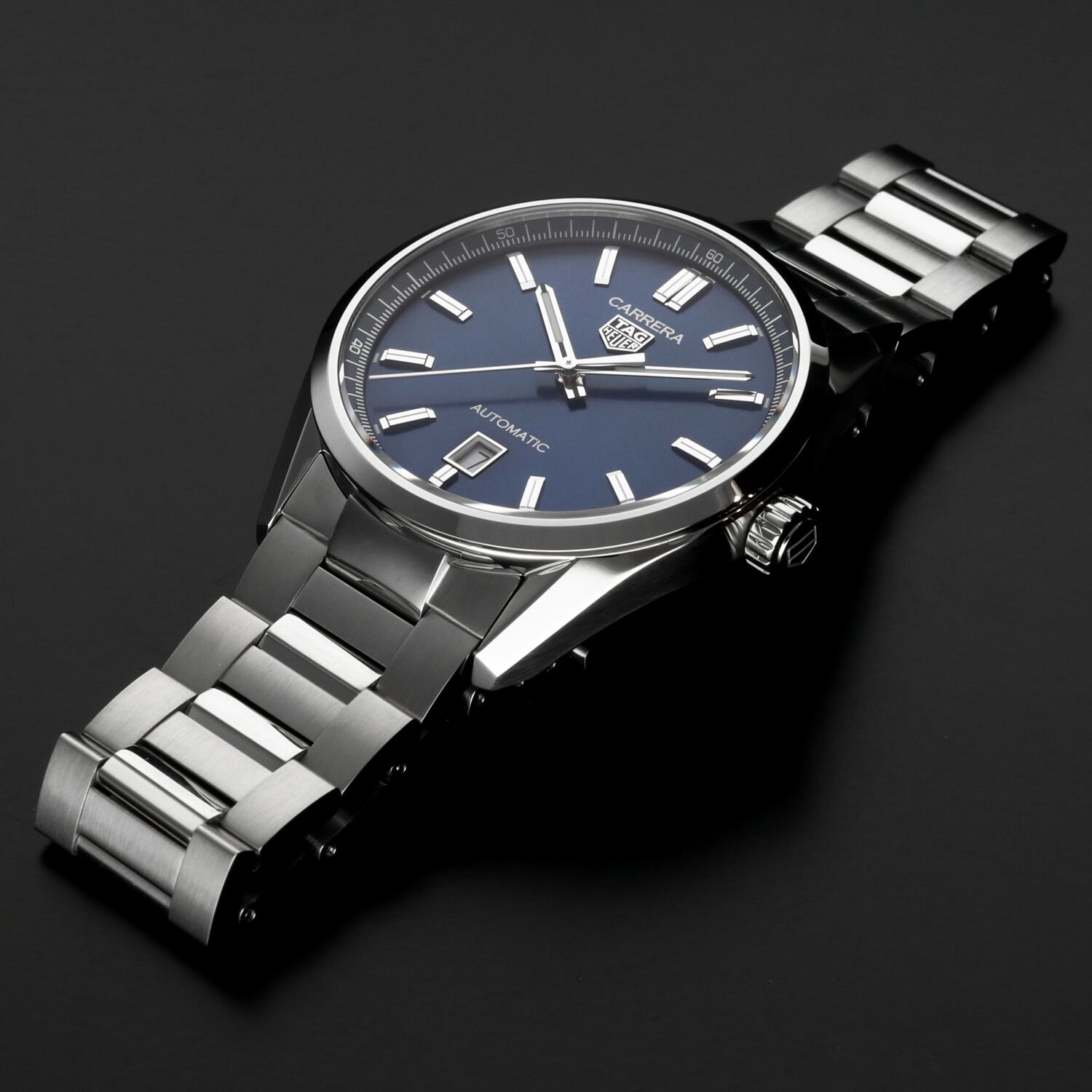 TAG Heuer Carrera Calibre 5 39mm WBN2112.BA0639 Quadrante Blu Automatico Full Set - immagine 11