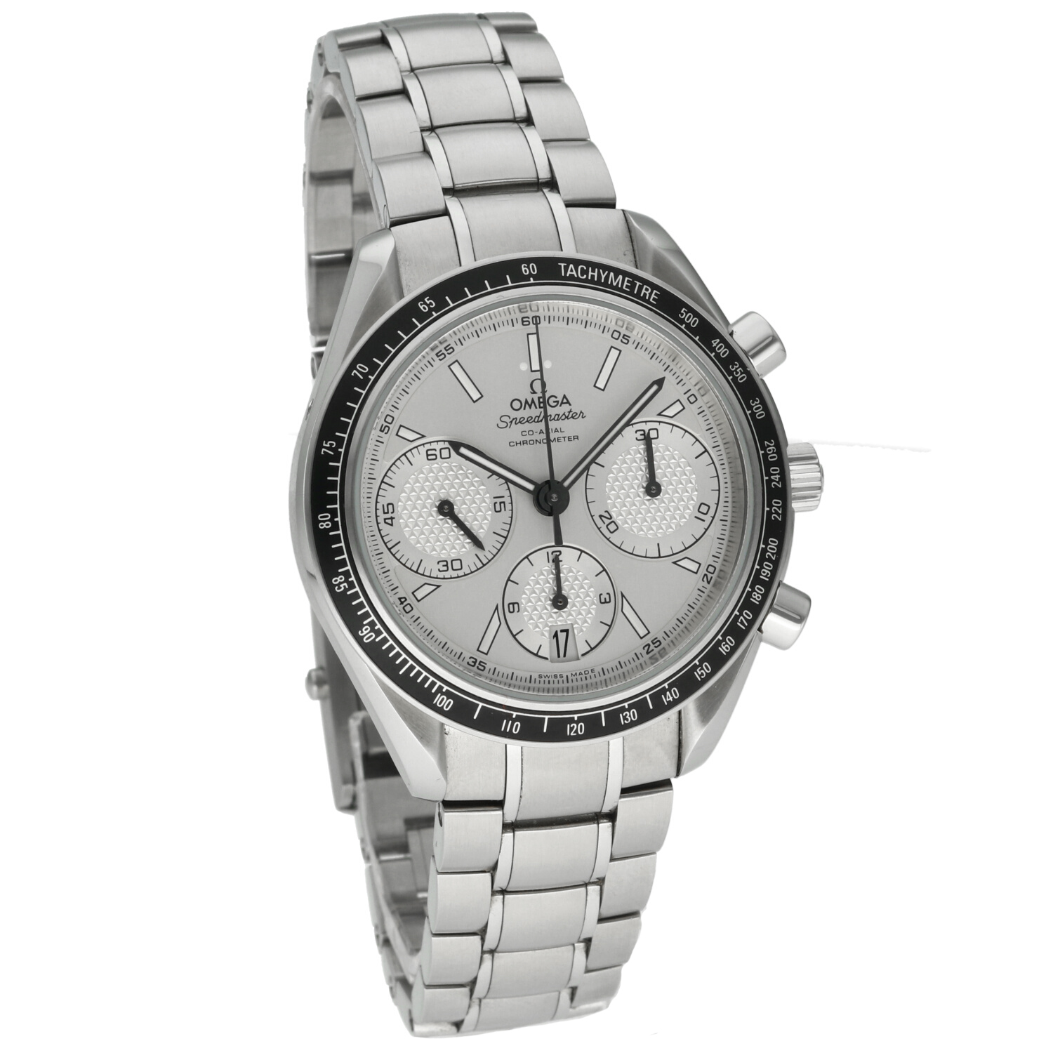 Omega Speedmaster Racing 326.30.40.50.02.001 Chronograph Silver Dial 2023 Full Set