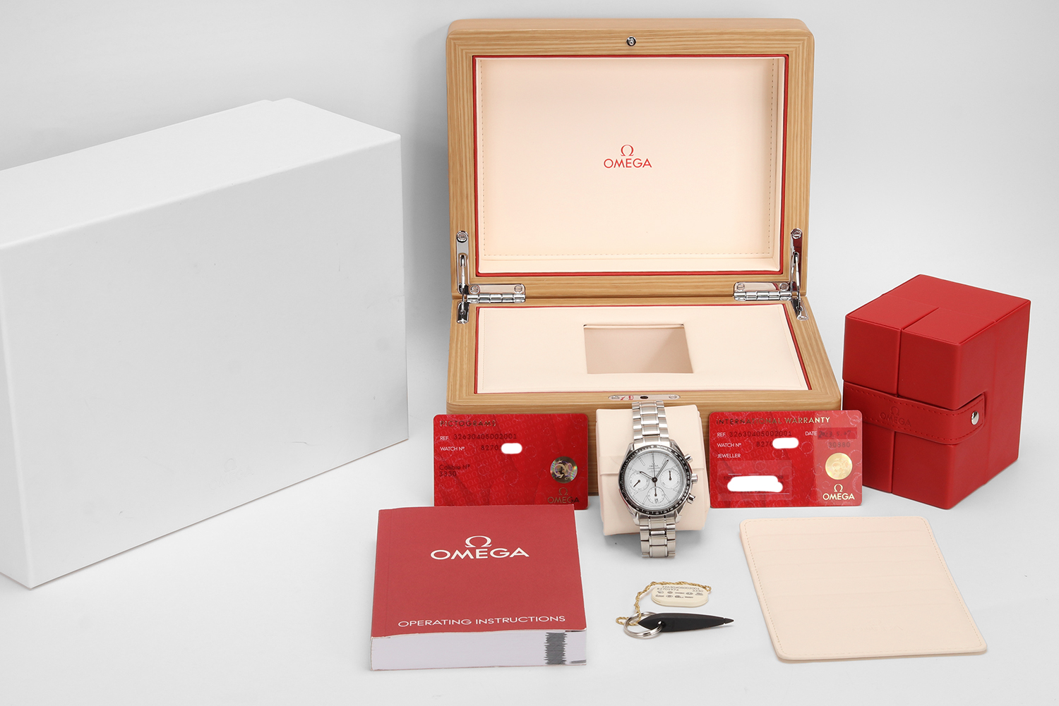 Omega Speedmaster Racing 326.30.40.50.02.001 Chronograph Silver Dial 2023 Full Set - immagine 16